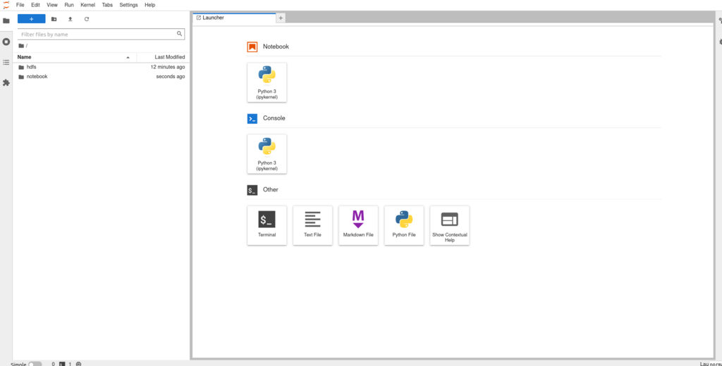 jupyter hub workspace